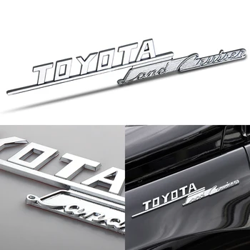 

Car 3D For Toyota Land Cruiser Emblem LOGO Auto Decoration Decal Sticker For toyota land cruiser LC100 LC200 LC76 LC79 FJ76 FJ79