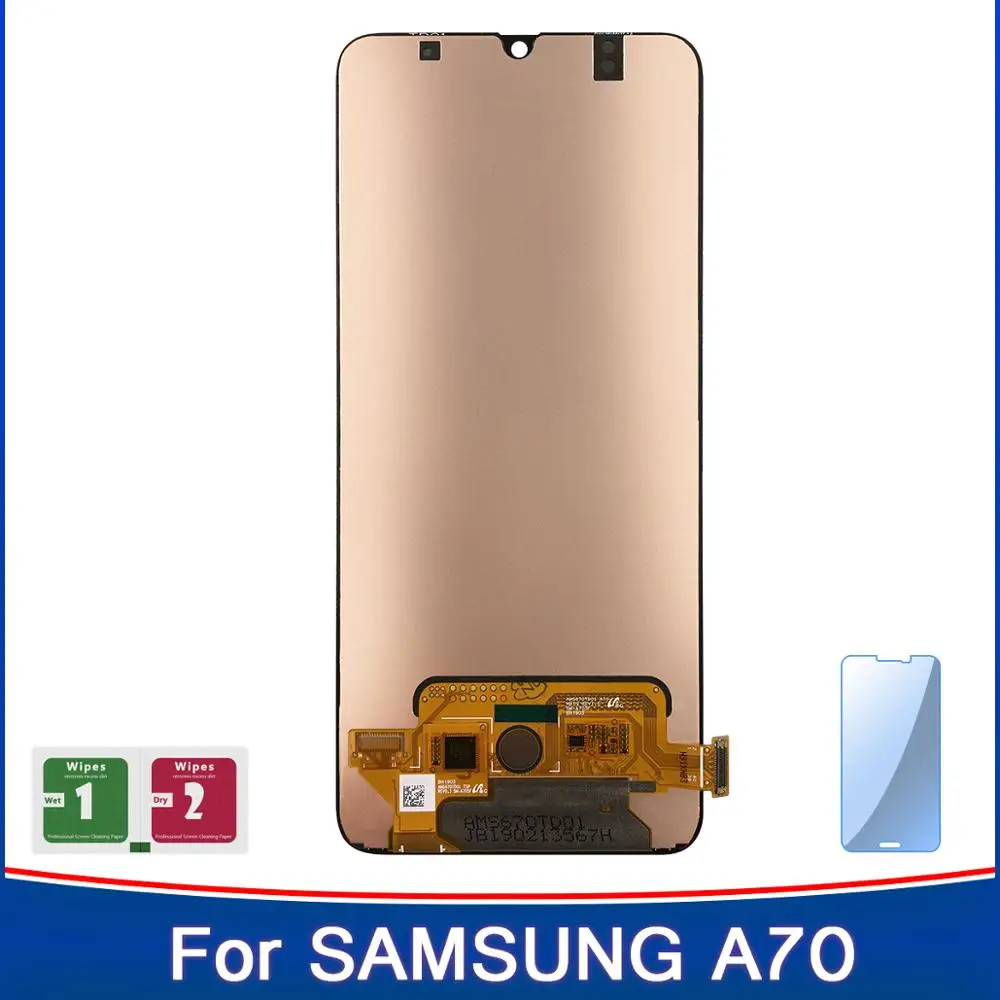 

6.7'' 100% New LCD Display For Adjustable Brightness Samsung Galaxy A70 A705 A705F SM-A705F LCD Touch Screen Digitizer Assembly