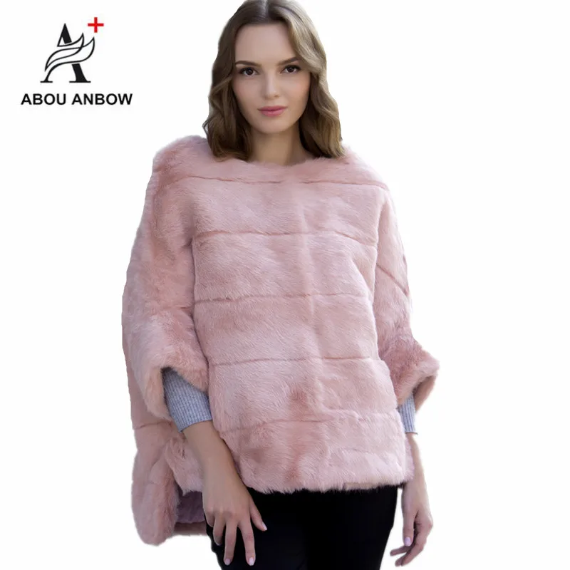 Женское повседневное пальто из натурального кроличьего меха зимняя короткая