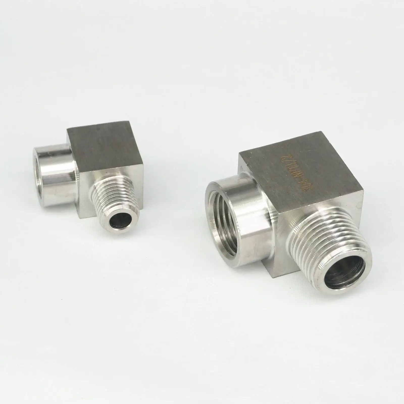 1/8" 1/4" 3/8" 1/2" NPT Female To Male Elbow Fitting 304 Stainless Steel Water Gas Oil 2800psi hose pipe fitting pipe fitting water pipe fitting