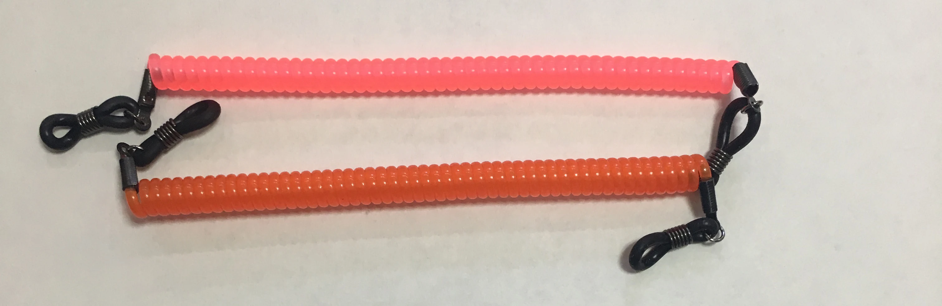 12 шт./лот, эластичная оправа для очков, нейлоновая спиральная катушка, фиксатор для спортивных очков - Цвет: 5 orange 7 pink
