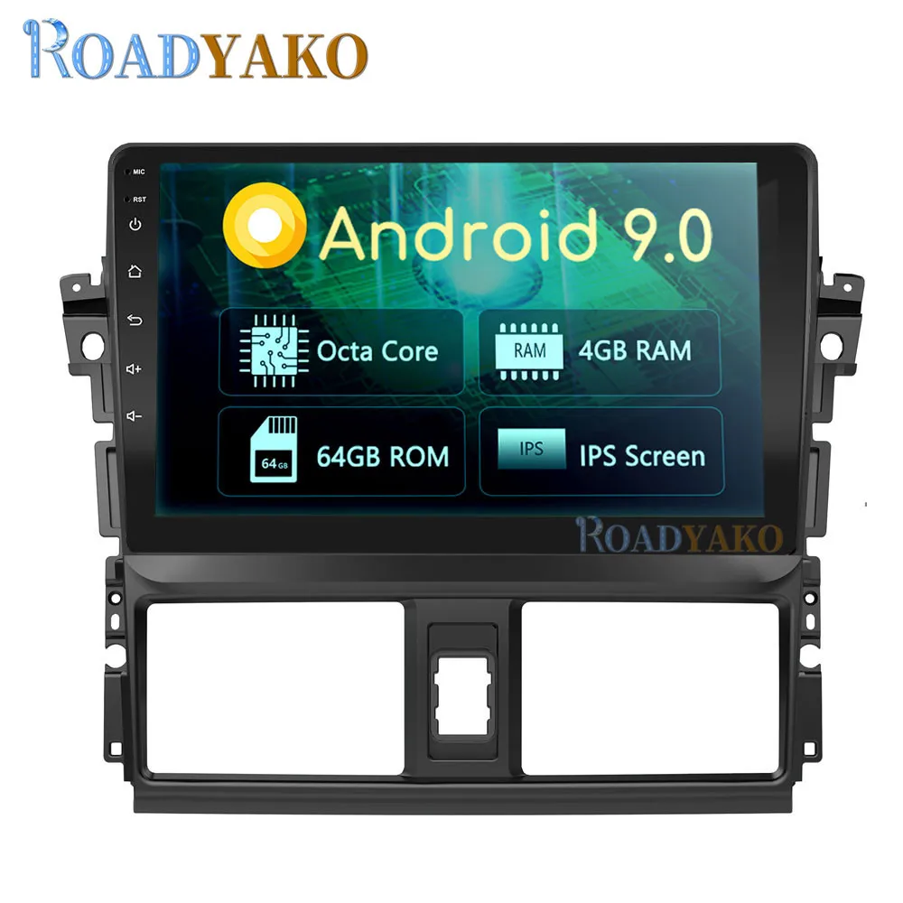 Автомагнитола 2 Din 10 1 дюйма Android видеоплеер для Toyota VIOS 2013-2016 стерео автомобильная