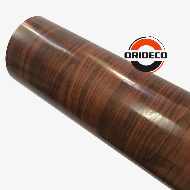 glossy wooden grain vinyl sticker for car decoration home furniture decoration 1 