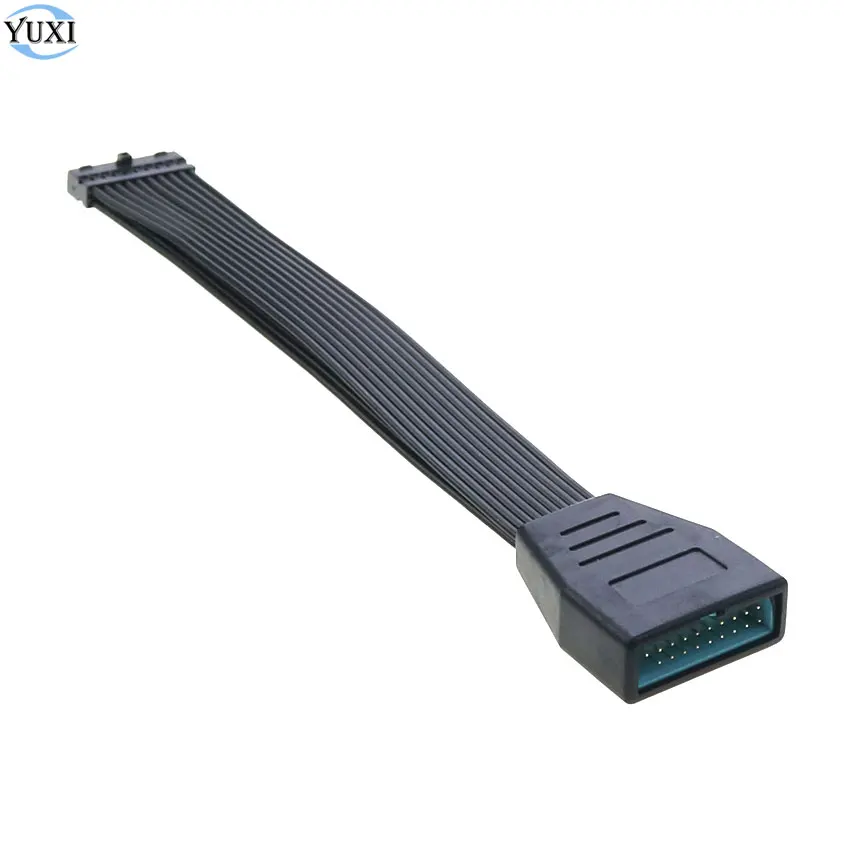 

YuXi USB 3.0 20pin 19pin Male to Female USB3.0 Motherboard Mainboard Cable Adapter Computer Extension Conversion Connect Cable