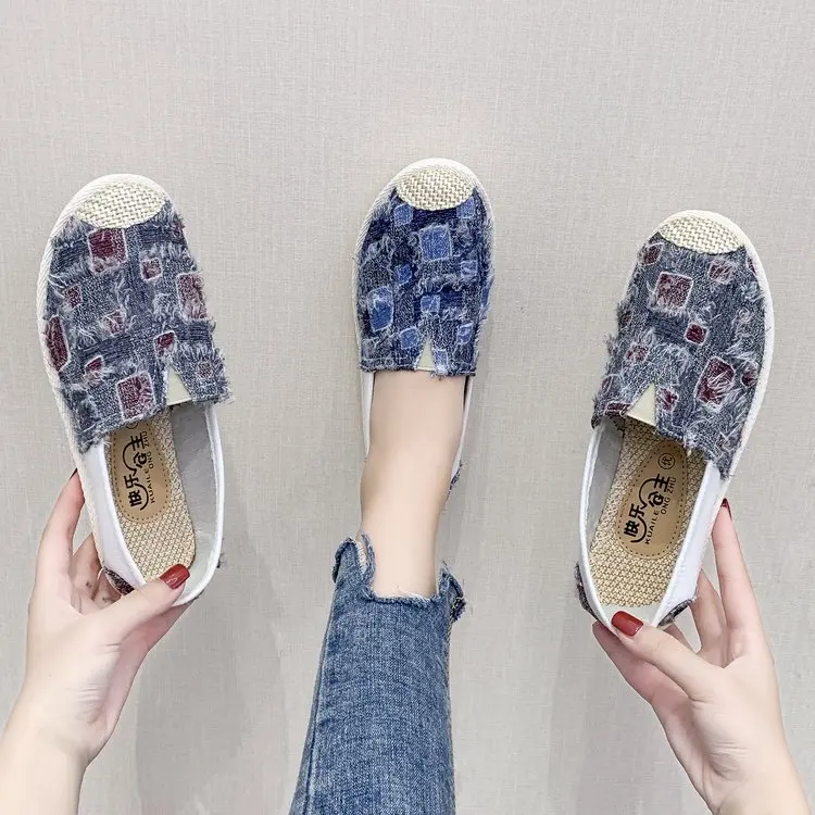 

Mixed Colors 2019 Fashion Women's Round Toe All-Match Casual Woman Platform Shoes Slip-on Flats Autumn Modis New Slip On Nurse