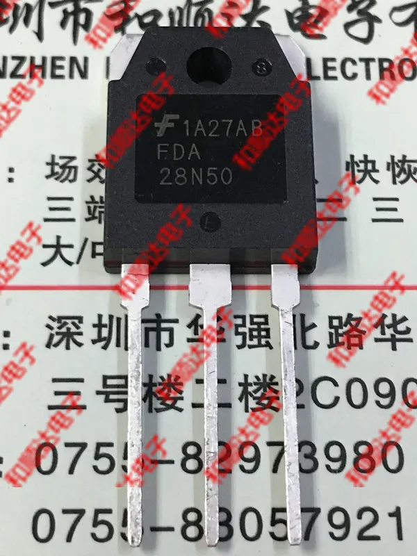 /2 шт./FDA28N50 TO-3P 500V 28A