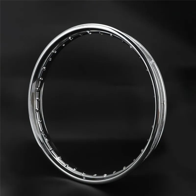 Highquality 18x1.60 Wm1 36 Hole Chrome Motorcycle Rim Wheel Front Rear