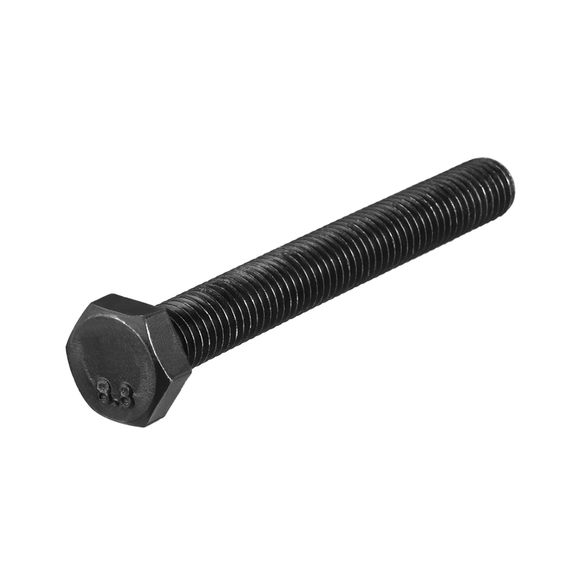Uxcell M10x50mm Шестигранная головка левосторонний винт болты застежка углеродистая