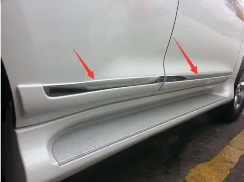 Обшивка корпуса двери, обшивка, белый жемчуг, подходит для Toyota Prado FJ150 боковая 14-15