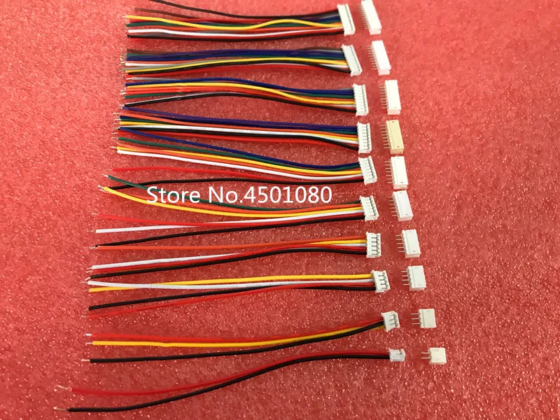 Коннектор Mini Micro ZH 1 5 2/3/4/5/6/7/8/9/10 Pin JST с кабелями длиной 100 мм 10 комплектов |