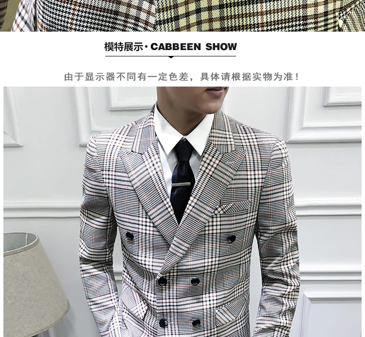 Traje De Boda, мужские костюмы, дизайнерские, смокинг, платье для жениха, Ternos Masculino, свадебные костюмы для мужчин,, Женихи, костюм в клетку, бизнес