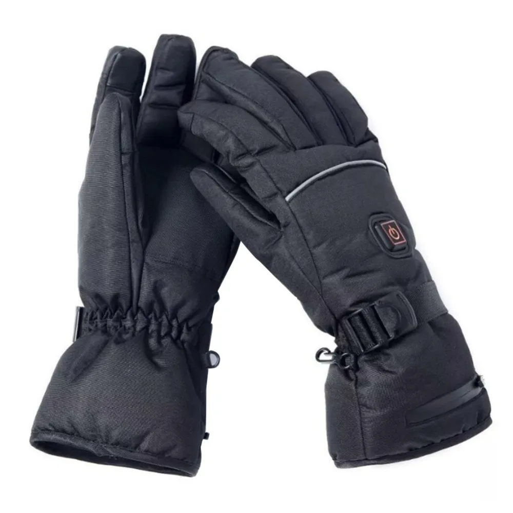 1 пара тепловых перчаток с электрическим подогревом, теплые перчатки для мужчин и женщин, зимний ручной лыжный с подогревом, перчатки для верховой езды