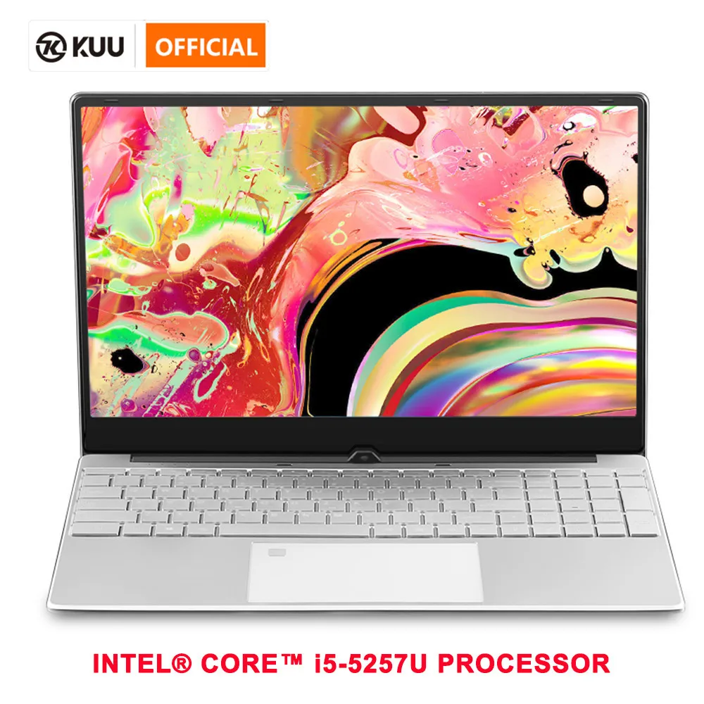 

15.6 inch Metal Body Laptop intel i5 5257U 8GB 256 GB 512 GB SSD With Full Layout Keyboard Backlight Fingerprint Unlock Game