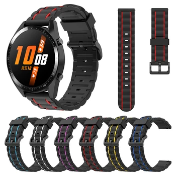 

Band For HUAWEI WATCH GT2 GT 2 46mm 42mm Silicone Bracelet Watchband Wrist Strap for HONOR Magic Watch 2 46mm 42mm Wristband