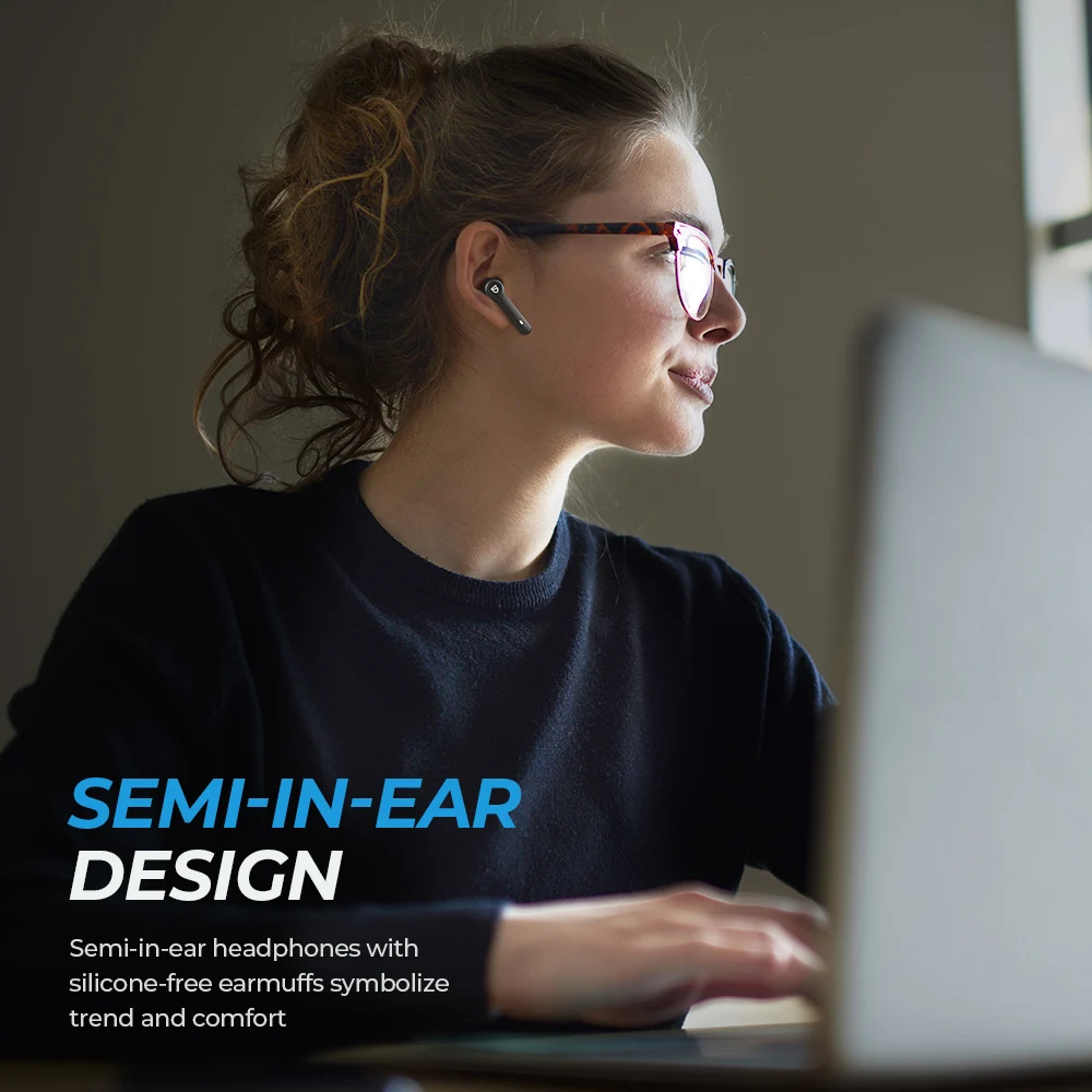 SoundPEATS TrueBuds True Wireless Earphones Bluetooth 5.0 Touch Control TWS Earbuds with 2600mah Charging Case