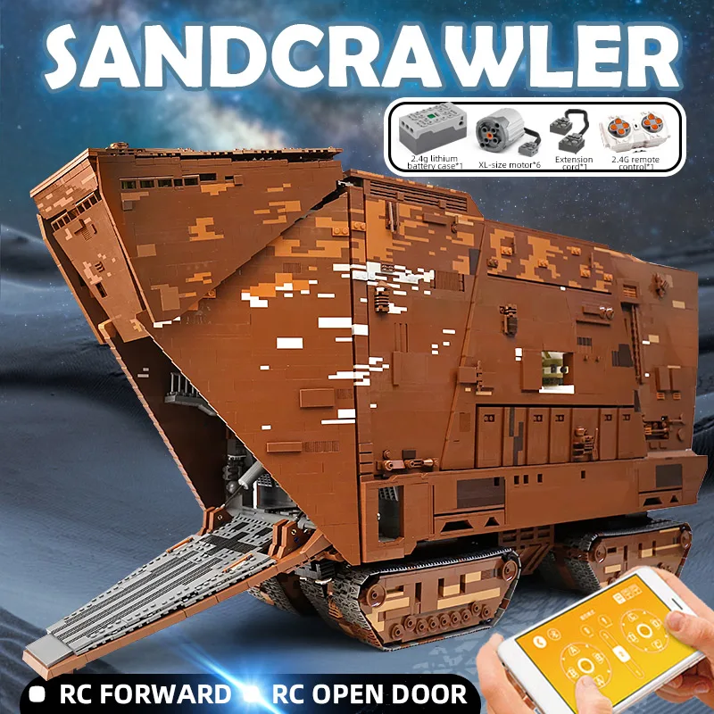 Игрушки со звездами 05038 совместимые с MOC 13289 Cavegod UCS Сборная модель пескоструйного