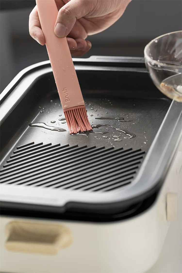 PP ручки Brebecue кисти силиконовые для выпечки приготовления кондитерских изделий жаростойкая гриль-щетка барбекю торт Масло Инструменты для выпечки кухонный гаджет