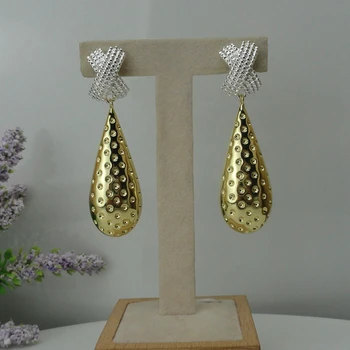 

Yuminglai 24K Dubai Gold Earrings Brazilian Earrings for Women FHK8738