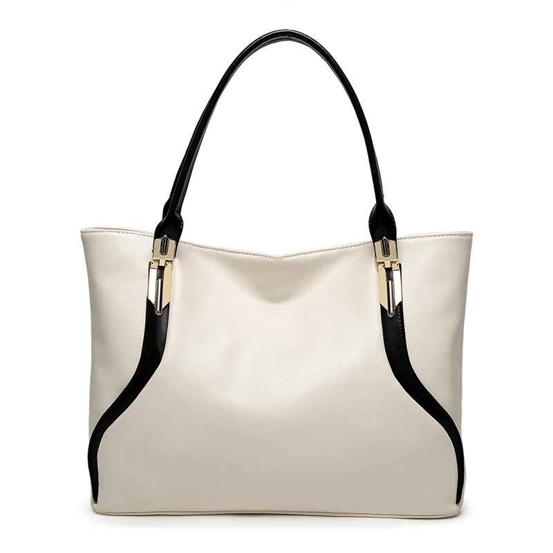 

Luxury Woman Handbags PU Leather Crossbody Bag Large Female Tote Casual Handbag Women White Messenger Bags Lady Designer Purse