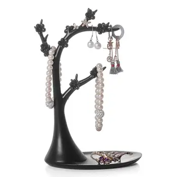 

Resin Plum Tree Shape Jewelry Stand Desktop Display Rack Jewelry Holder for Rings Necklaces Earrings