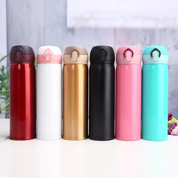 

High Quality Portable Thermos Bottle Girl/Boy Stainless Steel Water Bottle Vacuum Flasks Insulated Cup High Capacity Student Tra