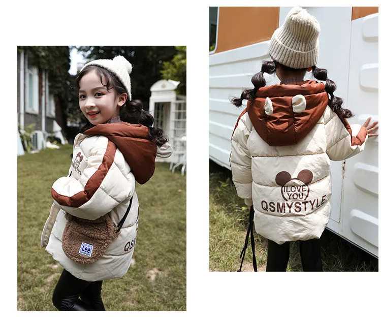 Children Clothing autumn Winter Down cotton Jackets For Girl Boy Coats Warm Snowsuit Overalls Baby Clothes Kids Outerwear