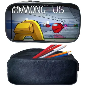 

Newest Game Among Us Stationery Pouch Bag Among Us Anime Pen Bags Children Cartoon Stationery Storage Bag Kids Birthday Gift