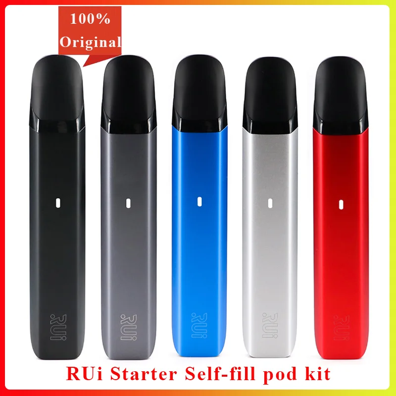 

Pod system Vape kit RUi Starter Self-fill pod kit 450mah 1.8ml Pod Vape Kit no Vape Oil vape E cigarette Kits vs MINIFIT/q16 pro