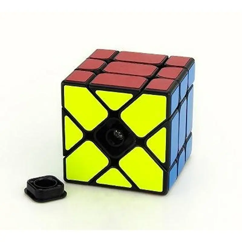 YJ Fisher Cube Черный 3x3x3 Форма мод твисти головоломка игрушка 3x3|Пазлы| |