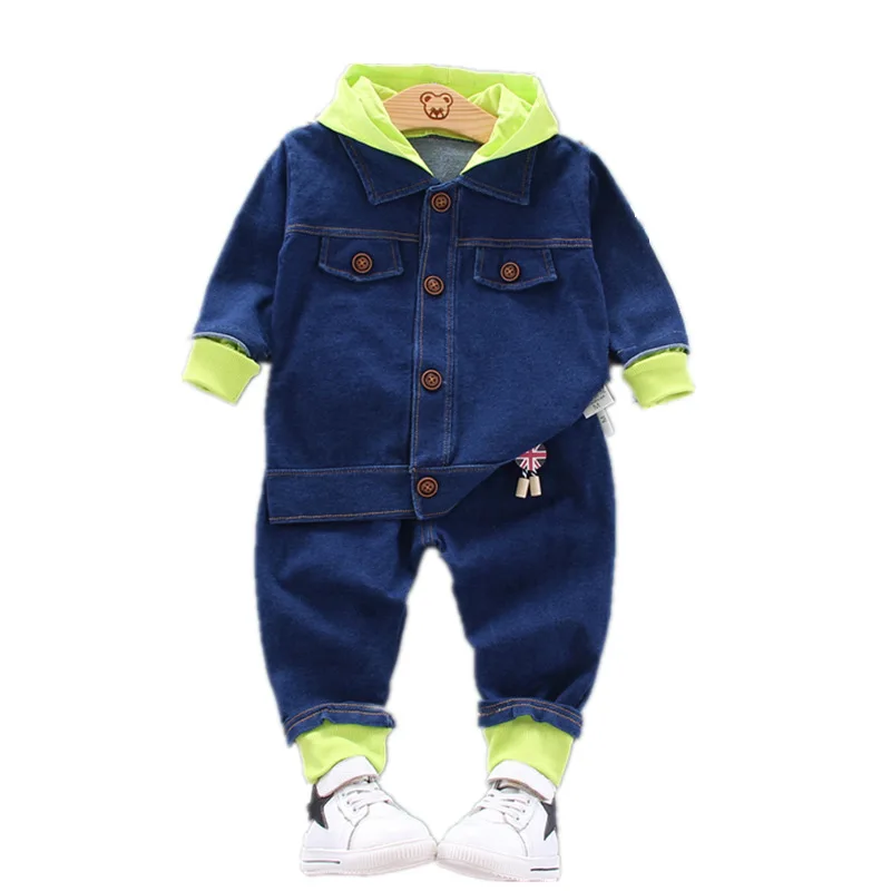 

Children Fashion Clothes Suit Spring Autumn Kid Boys Girls Hooded Jacket Pants 2Pcs/sets Baby Toddler Clothing Infant Sportswear