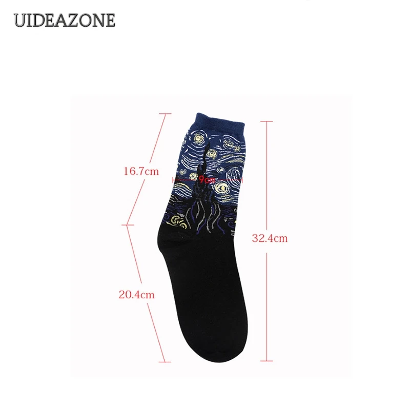 UIDEAZONE/5 пар, женские, мужские носки для мальчиков и девочек, короткие носки, свободный размер, унисекс, 5 пар в комплекте, Осень-зима
