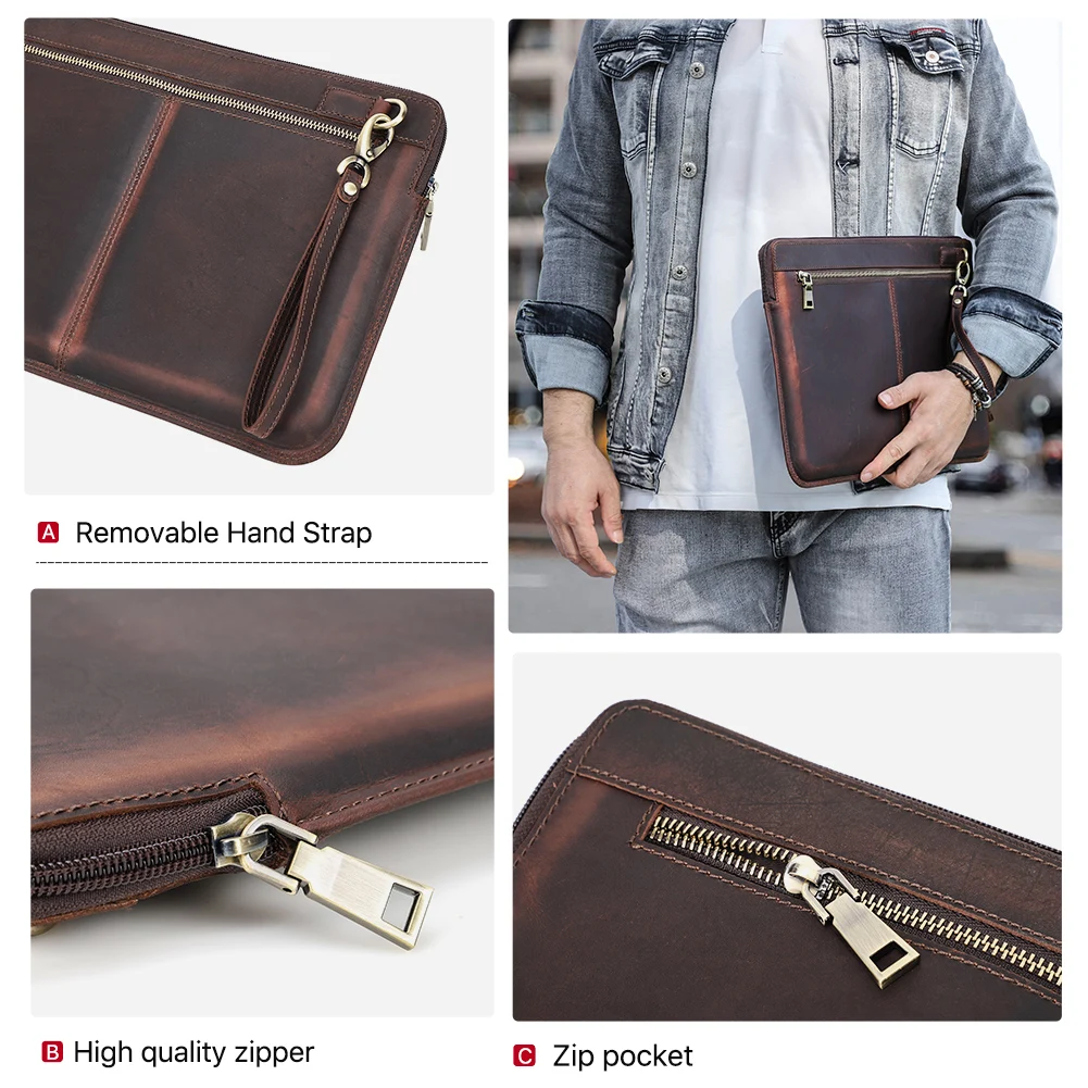 Bolsa para Laptop de Couro de Vaca para Macbook Air Pasta Retro Touch Bar m2 14 A2779 Pro 13 15 16 A2337 A2179 A2338 m1 - Imagem 6