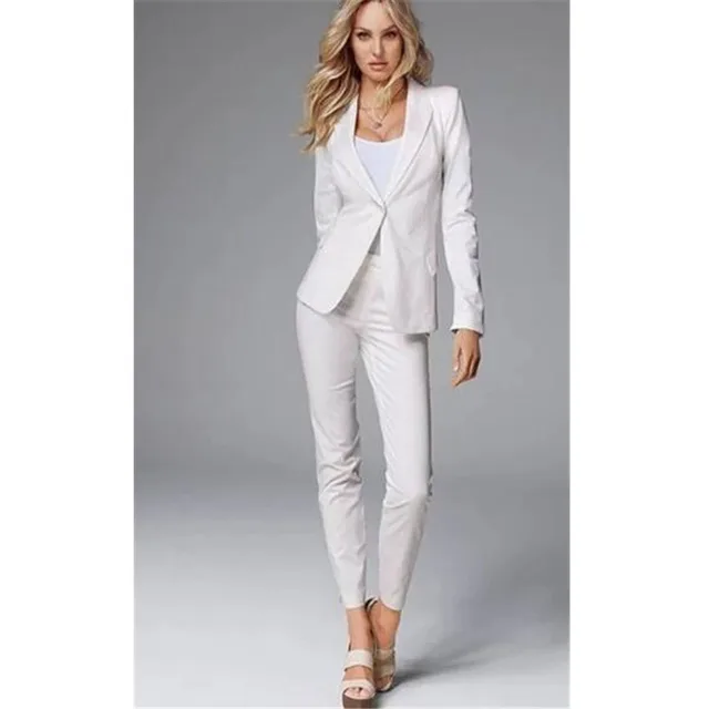 Womens skinny leg pant suit Clearance