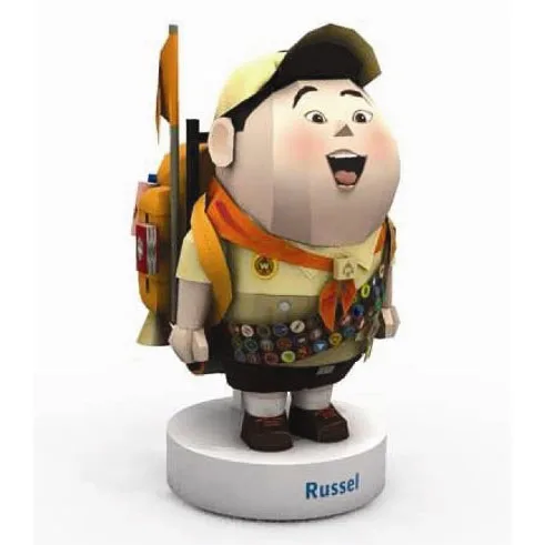 3D бумажная модель аниме ап фигурка Russel DIY Ручная игрушка ручной работы | Игрушки и