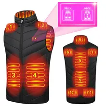 Men Women Heated Vest Jacket 2022 New Winter Smart Electric Heating Wearings Outdoor Warm Accessories For Your Family Warmth
