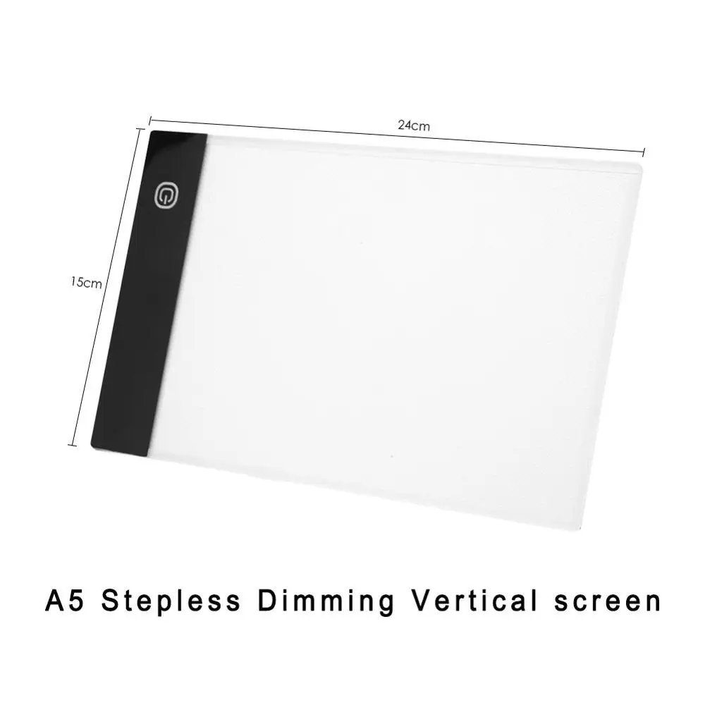 Цифровой планшет A3 A4 A5 GraphicTablet для рисования знак дисплей Панель светящийся трафарет Графический художник тонкая доска для рисования свет - Цвет: A5  SDVS