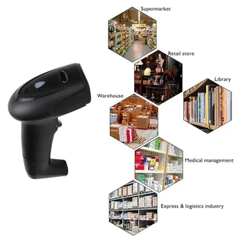 

Handheld Scanner Barcode Scanner Support 1D Barcode Scanner USB 2.0 for Android Ios Window