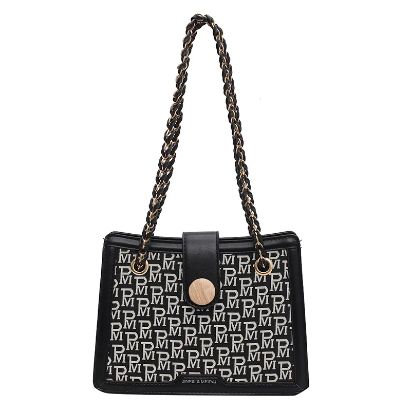 

Classic Letter Printing Designer Handbags For Women 2020 Autumn And Winter Casual Chains Crossbody Shoulder Bag Female Tote Bags
