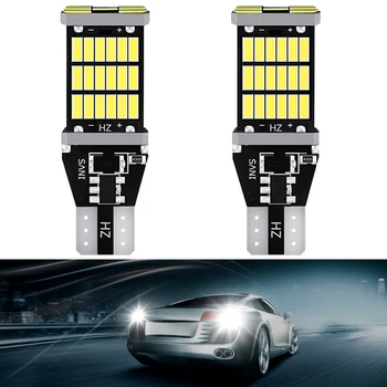 

2pcs LED T15 W16W Canbus No Error Bulbs Car Reverse Backup Light For Renault Duster Megane 2 3 Logan Clio 4 Captur Scenic white