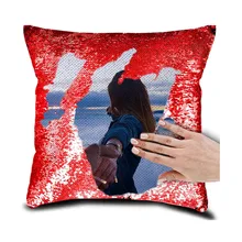 Fuwatacchi(индивидуальный заказ) красный чехол для подушки на заказ персонализированные печатные картинки на подушку Чехол Подушка со стразами чехол для дома