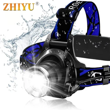 

USB Rechargeable Led HeadLamp Waterproof induction Headlight with 4 Modes and Adjustable Headband,for Camping running
