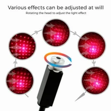 USB автомобиль Atmospheres led-проектор Звездное небо звезды Интерьер Свет JA55