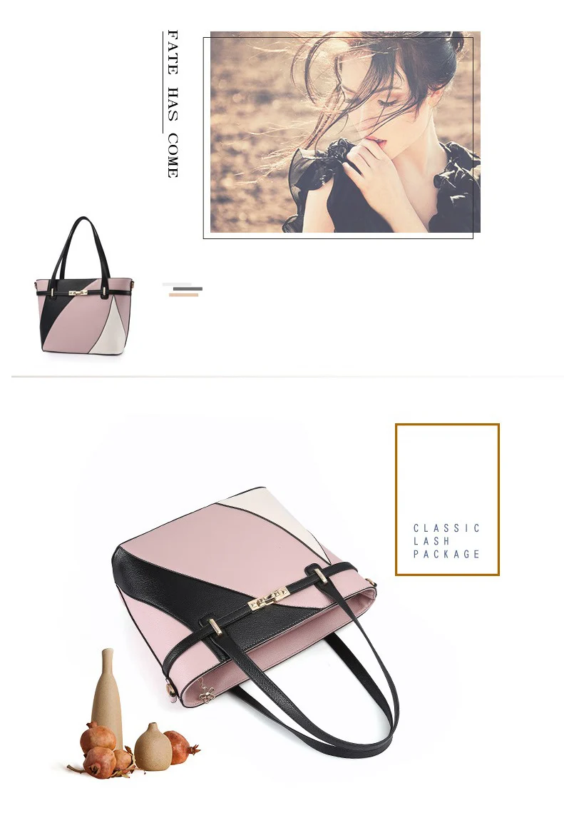 ZMQN Сумка Женская Лоскутная сумка женская сумка известных брендов на плечо кожаная сумка для женщин ручная сумка большая емкость Bolsos Mujer A807