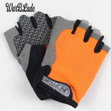 WarBLade Новые перчатки Воздухопроницаемый полупалец Гелевые перчатки спортивные перчатки летние велосипедные перчатки без пальцев противоскользящие перчатки с манжетами