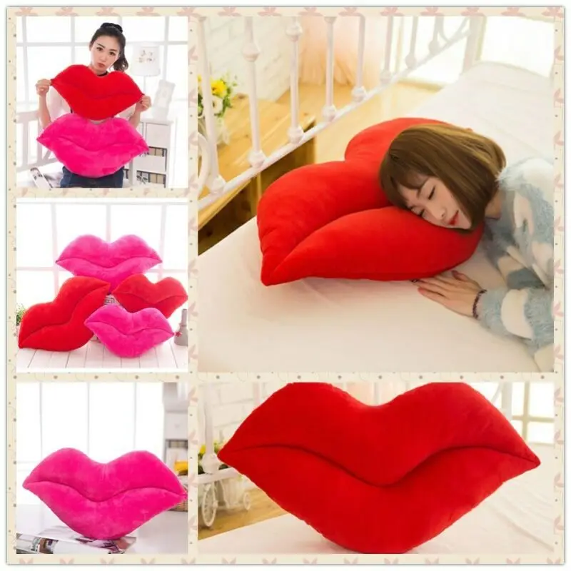 Soft Lips Shape Pillow Home Textile Pillow Plush Cushion Decorative Body Sleep Soft Lips Shape Pillow Home Textile Pillow Plush Cushion Decorative Body Sleep