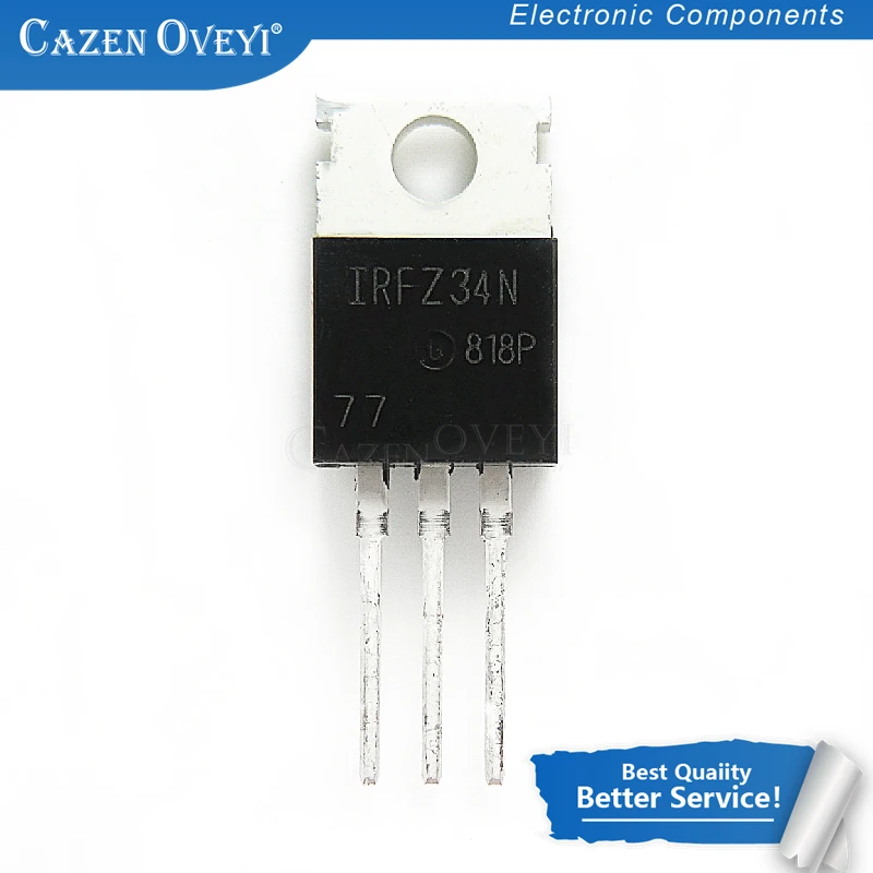 10pcs/lot IRFZ34NPBF IRFZ34N IRFZ34 55v 29A TO-220 In Stock | Электронные компоненты и принадлежности