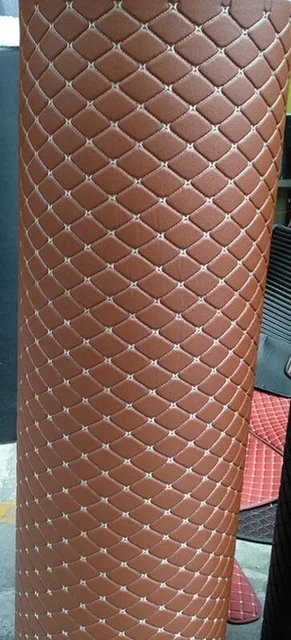 С фабрики XPE супер волоконный кожаный материал пользовательский коврик в машину водонепроницаемый коврик автомобильные принадлежности водонепроницаемый коврик для багажа - Название цвета: Light brown