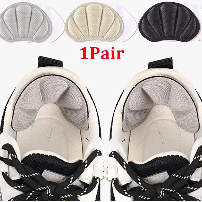 1Pair Sponge Breathable Heel Pads Sprots Shoes Pads Sticker Foot Pain Relief Blisters Cushion Women Insoles Pad Cutiing Size
