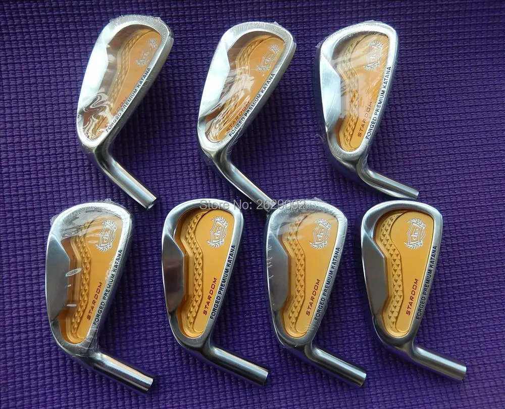 KATANA STARDOM FORGED carbon steel golf iron heads left hand #4-#P (7pcs) 5