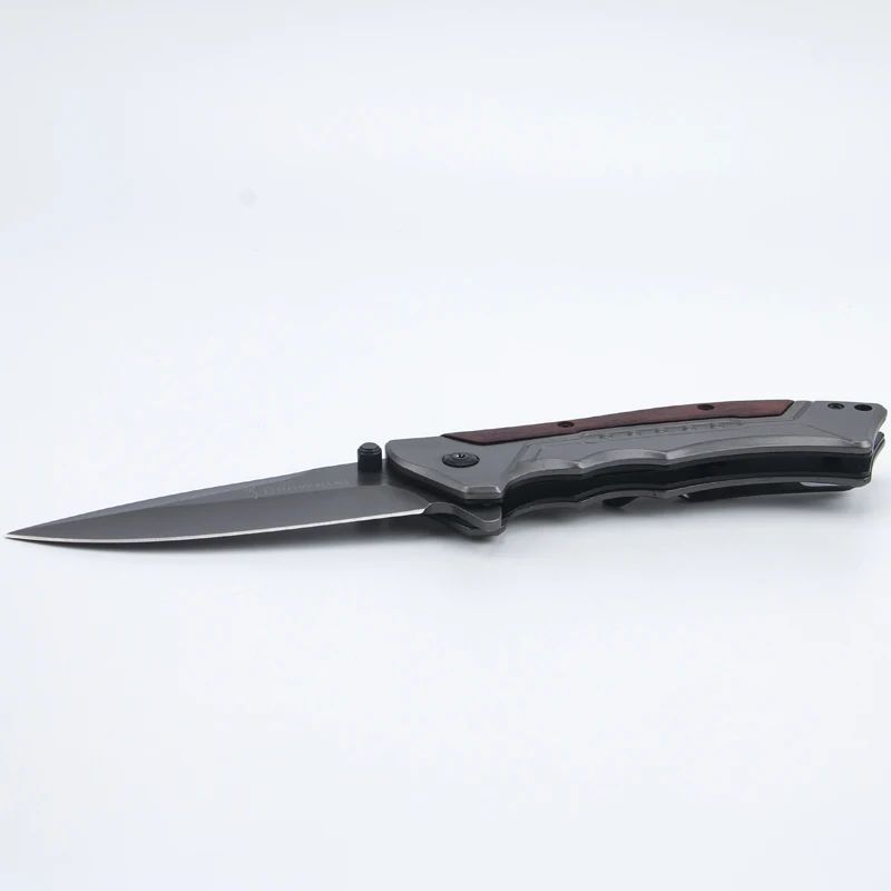 VR Brownin folding knife high hardness portable tactical knife Hunting camp knives self-defense Quick open tool